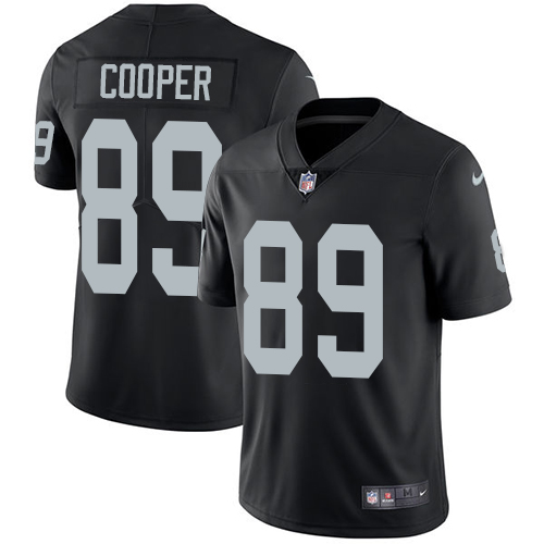 Nike Raiders #89 Amari Cooper Black Team Color Men's Stitched NFL Vapor Untouchable Limited Jersey - Click Image to Close